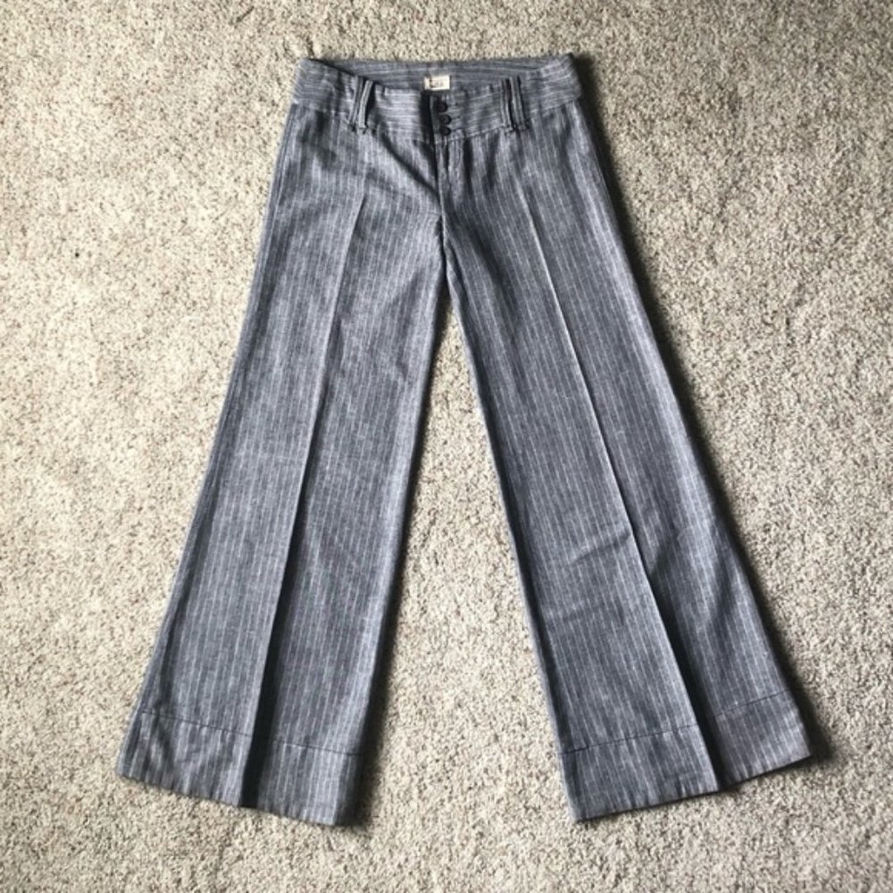 Free People Wide Leg Slacks